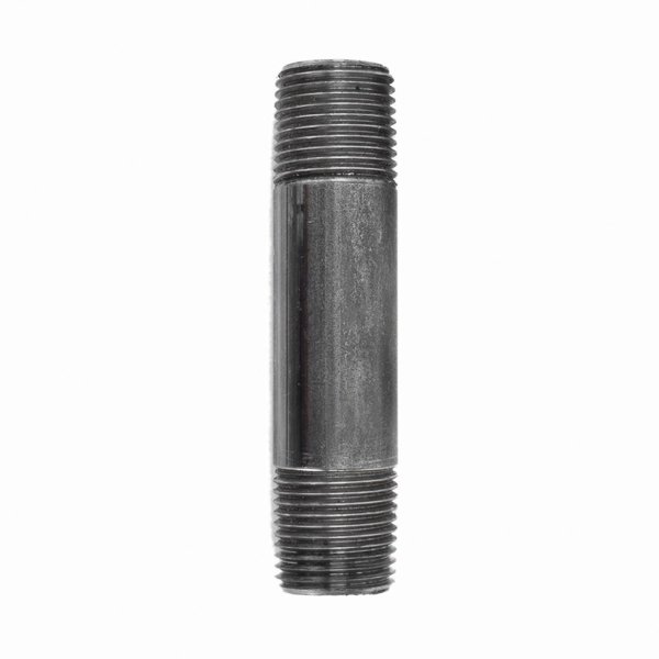 Ace Trading - Nipple STZ Industries 3/8 in. MIP each X 3/8 in. D MIP in. Black Steel 3-1/2 in. L Nipple 308UP38X312